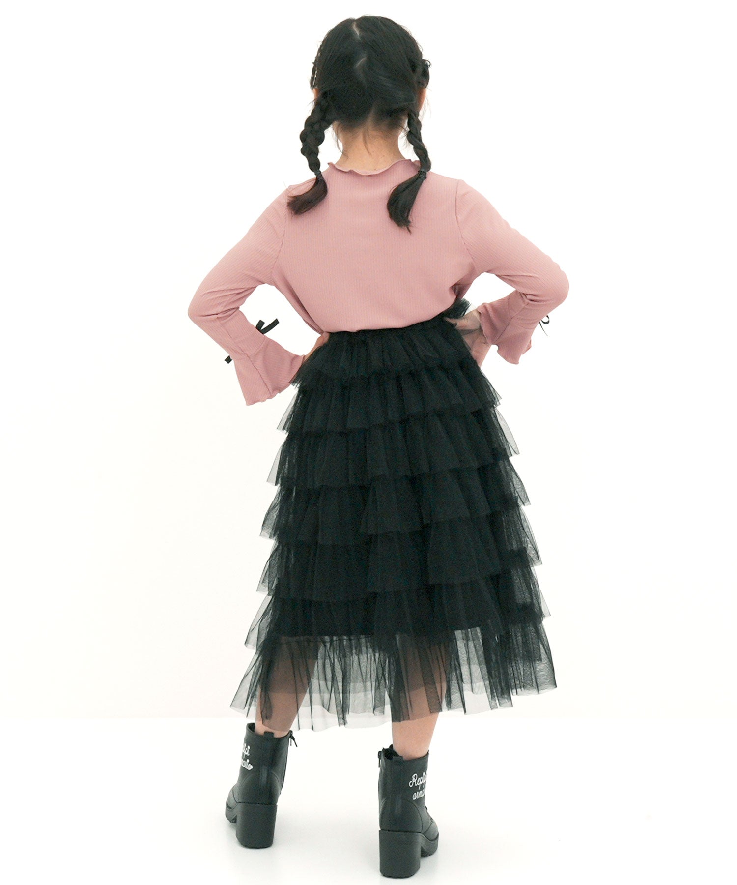 コドモフク ビー 子供服Bee 長袖リブトップス