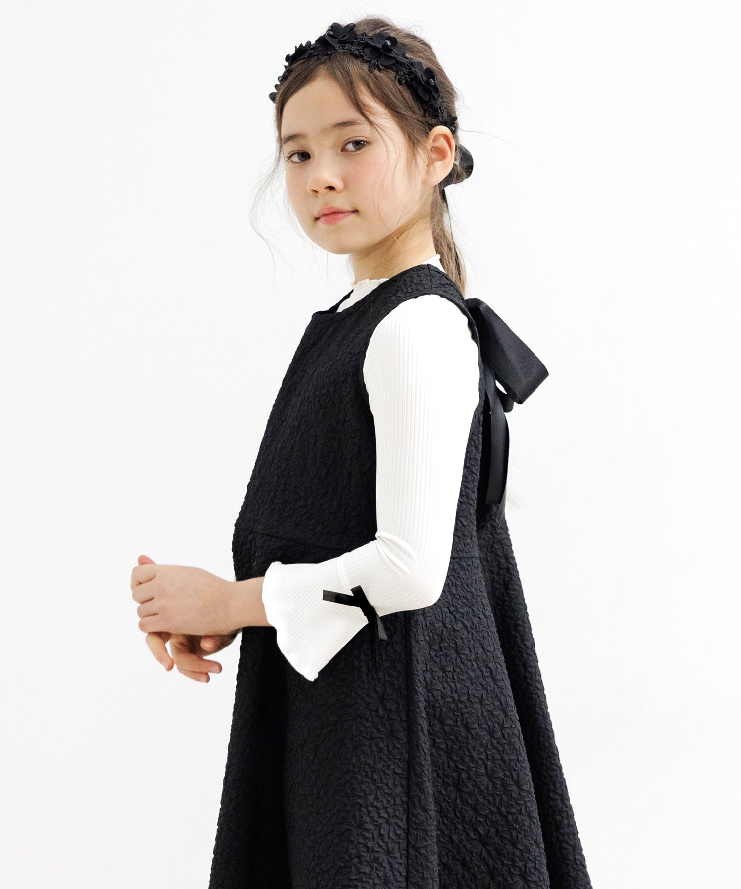 コドモフク ビー 子供服Bee 長袖リブトップス