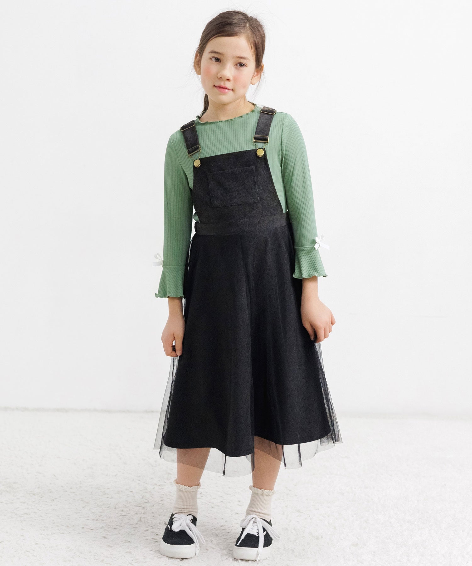 コドモフク ビー 子供服Bee 長袖リブトップス