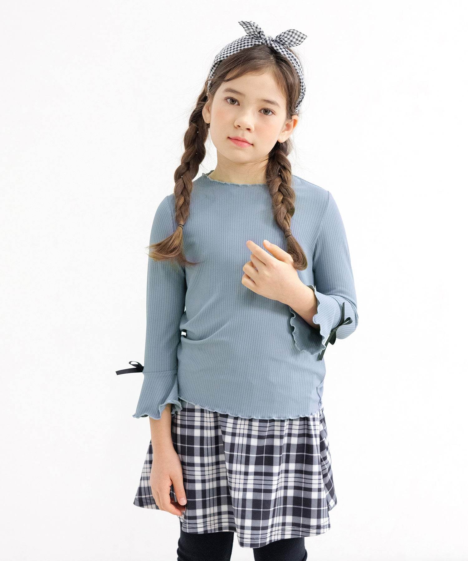 コドモフク ビー 子供服Bee 長袖リブトップス