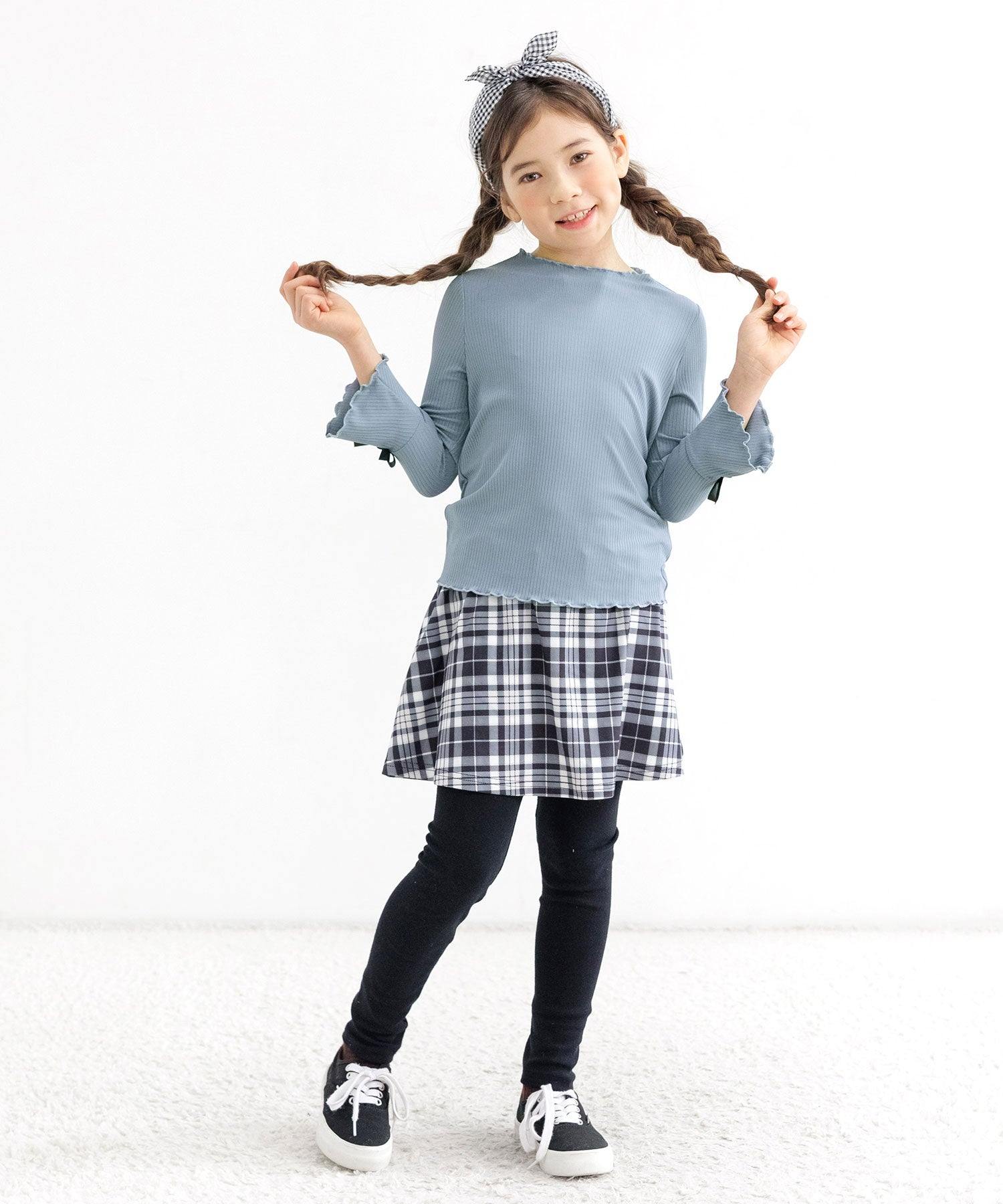 コドモフク ビー 子供服Bee 長袖リブトップス