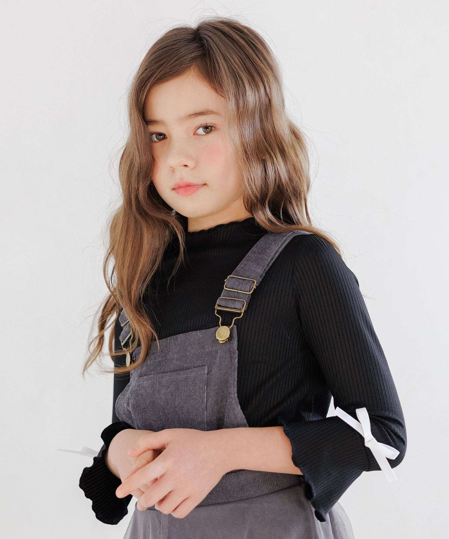 コドモフク ビー 子供服Bee 長袖リブトップス