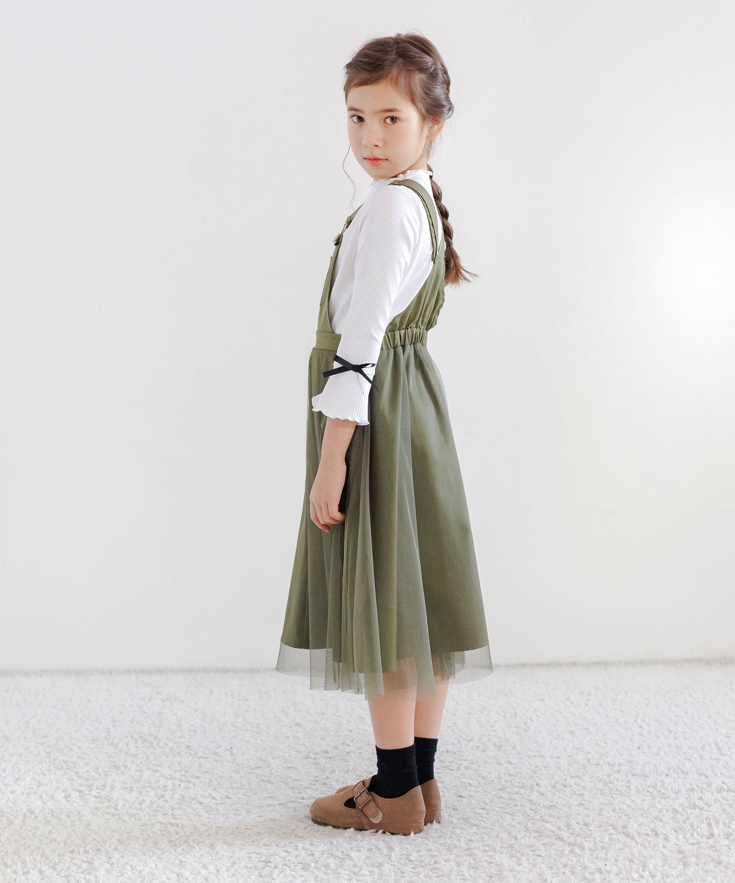 コドモフク ビー 子供服Bee 長袖リブトップス