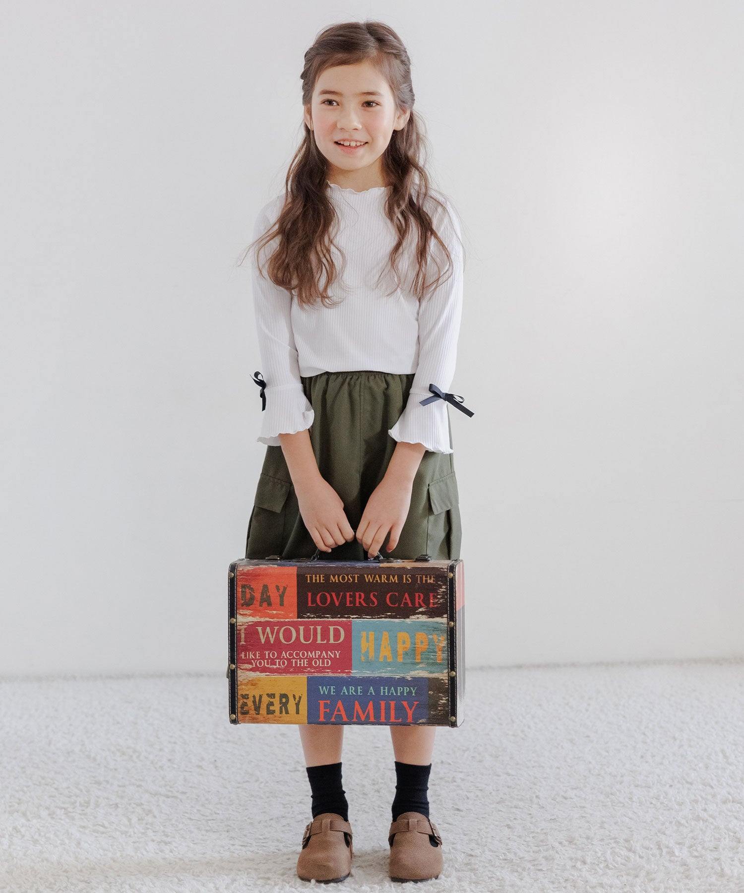 コドモフク ビー 子供服Bee 長袖リブトップス