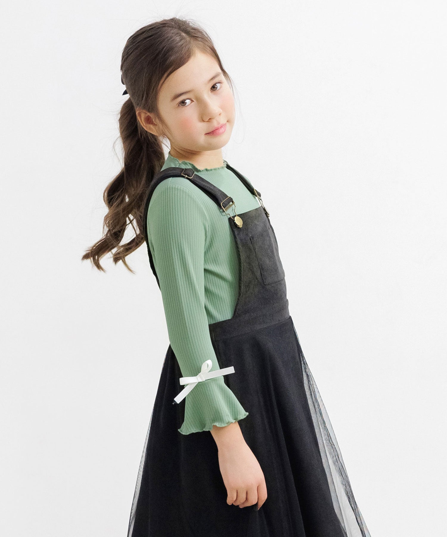 コドモフク ビー 兒童服Bee 長袖羅紋上衣