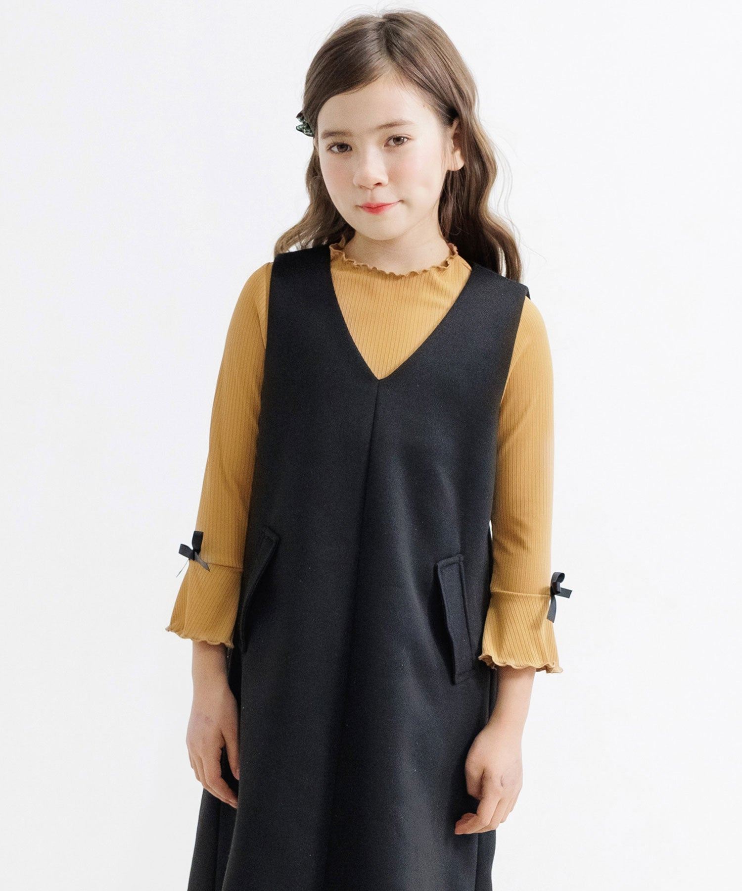 コドモフク ビー 兒童服Bee 長袖羅紋上衣