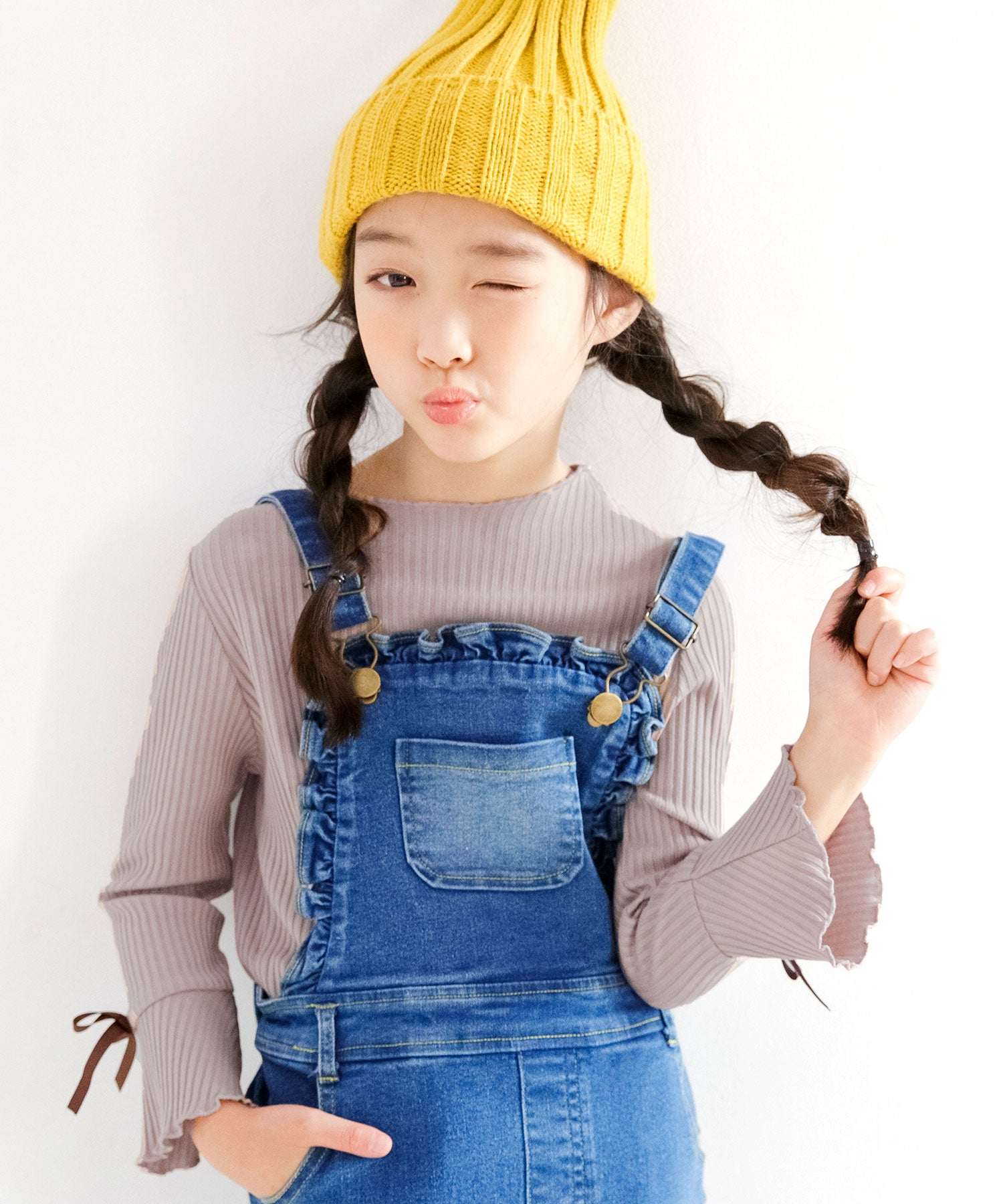 コドモフク ビー 兒童服Bee 長袖羅紋上衣
