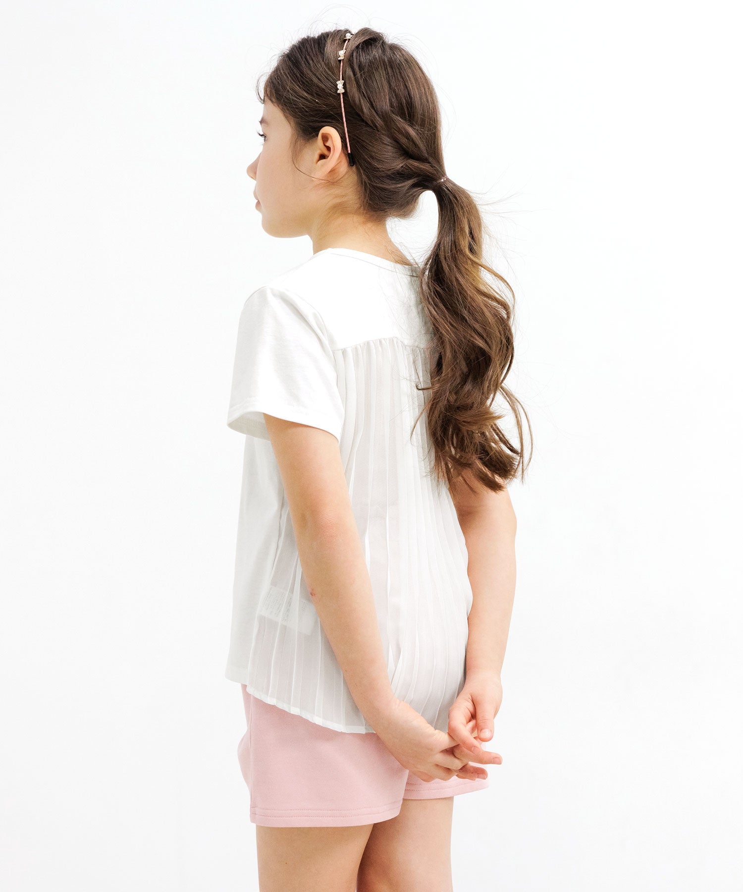 Kodomo Fuku Bee Children's Clothing Bee Back Pleats Top