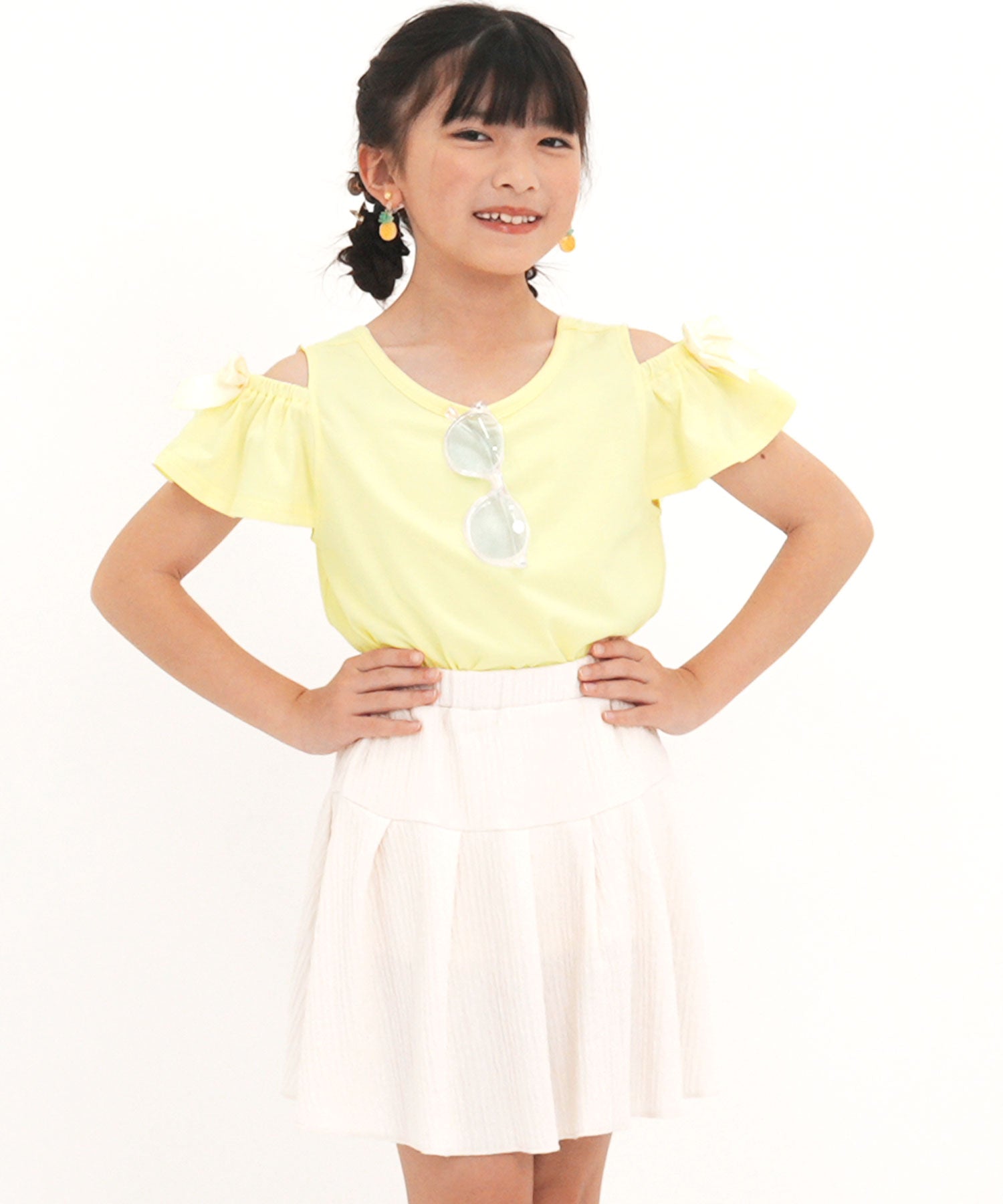 トップス tomomo Kodomo Fuku Bee Off-Shoulder Tops