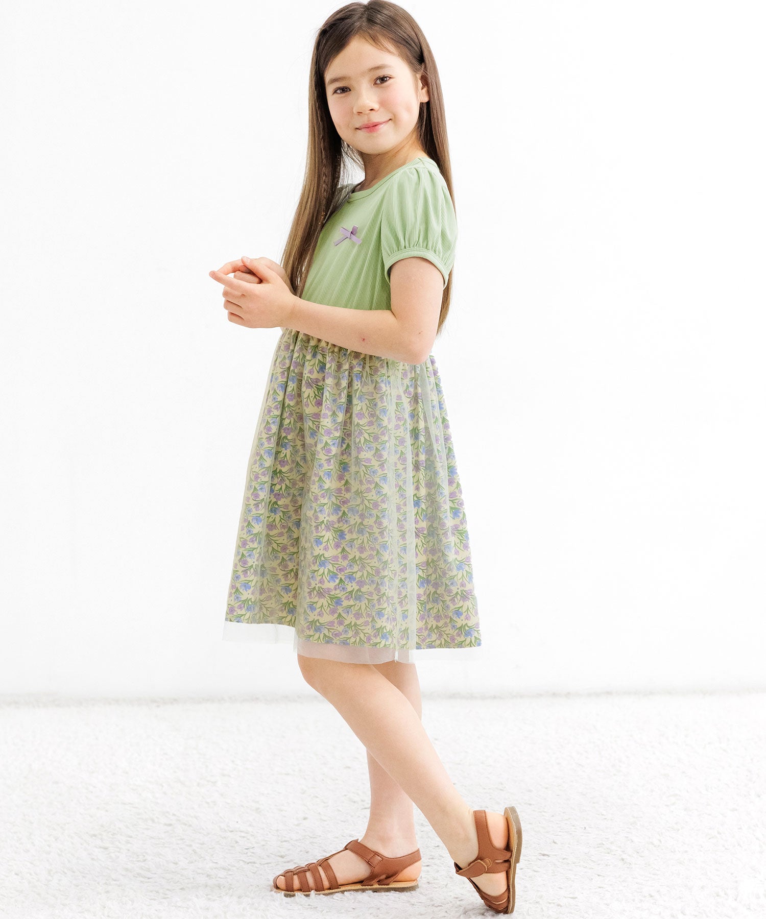 Kodomo Fuku Bee Children's Clothing Bee Short Sleeve Dress