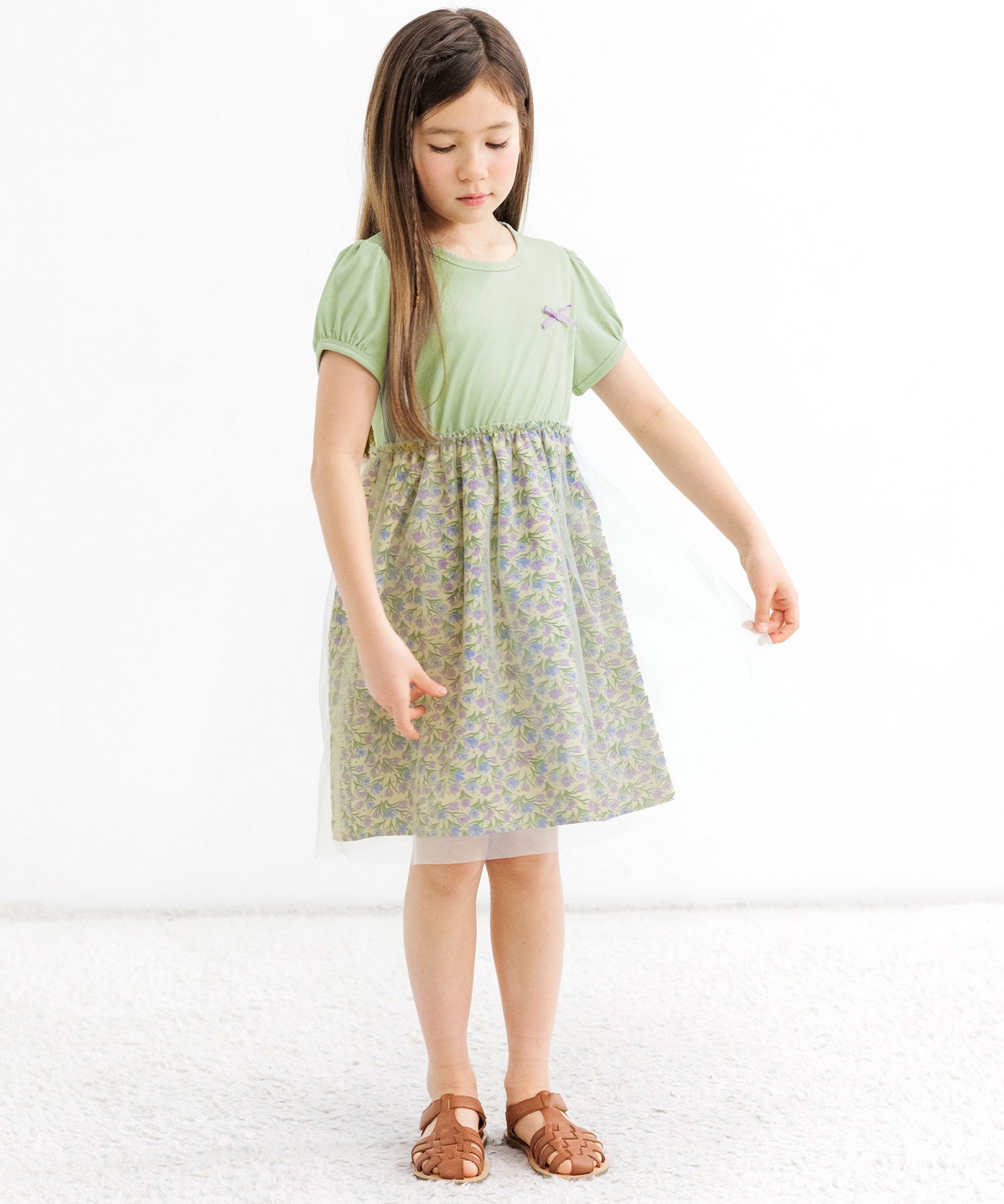 Kodomo Fuku Bee Children's Clothing Bee Short Sleeve Dress