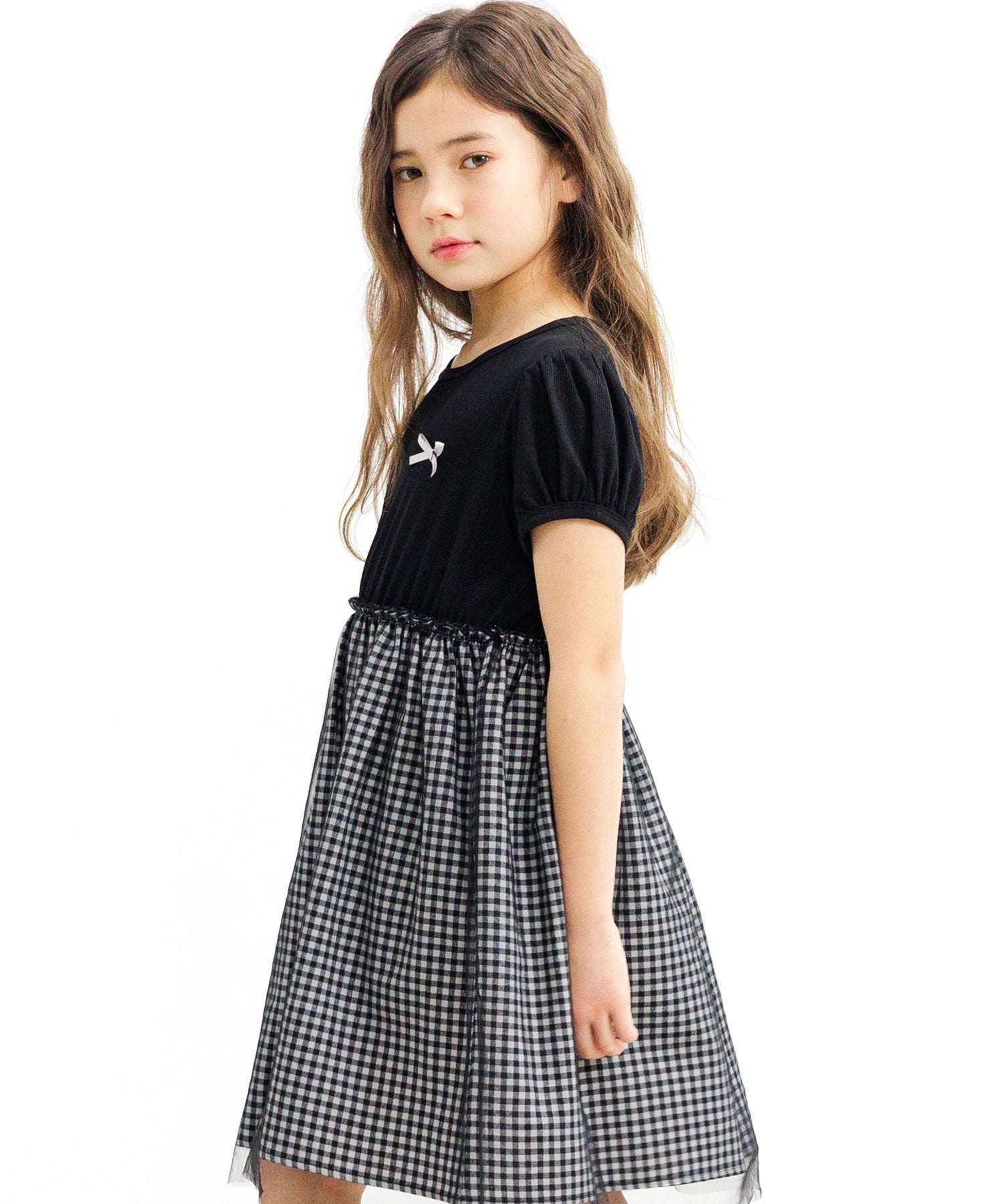 Kodomo Fuku Bee Children's Clothing Bee Short Sleeve Dress
