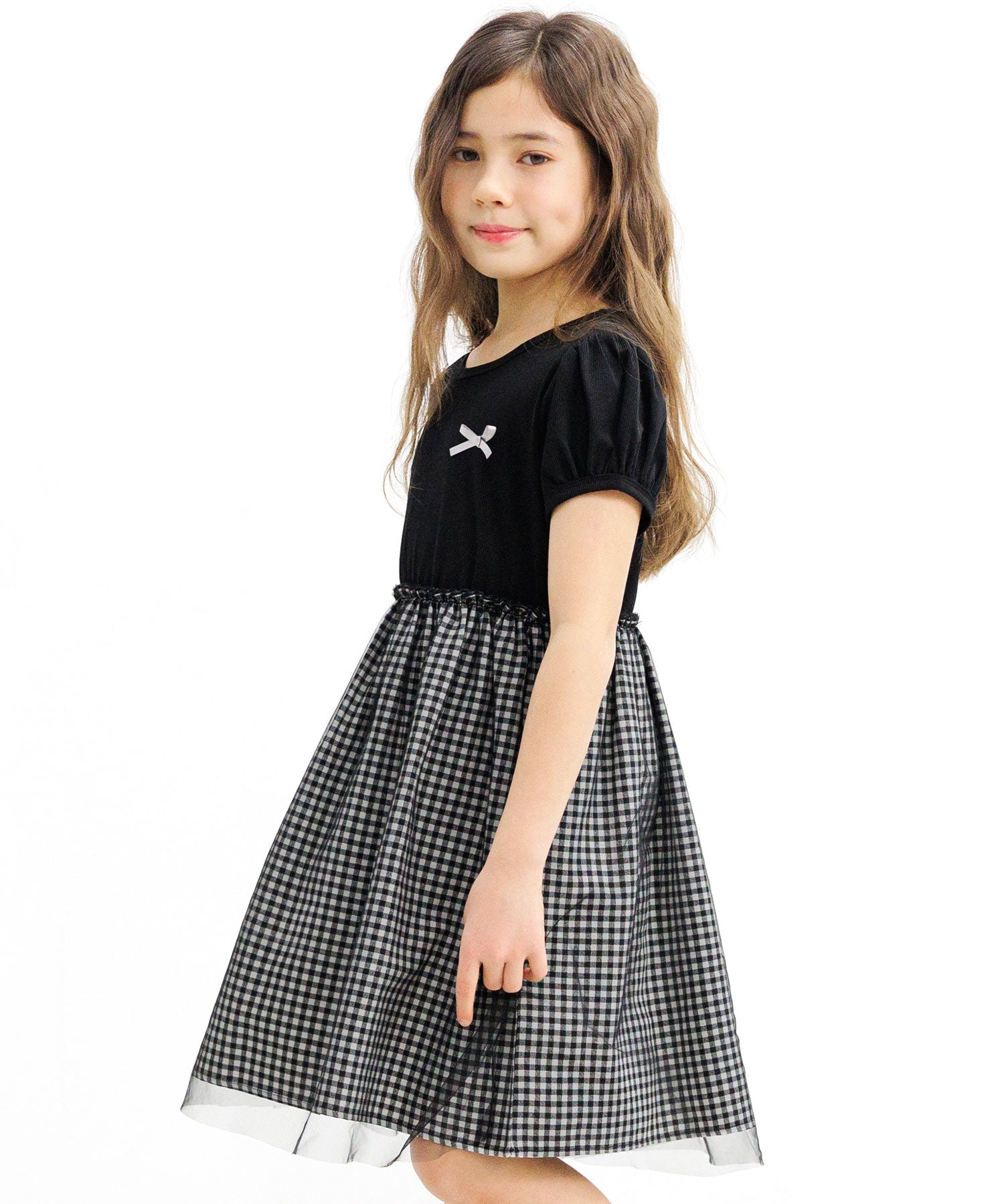 Kodomo Fuku Bee Children's Clothing Bee Short Sleeve Dress