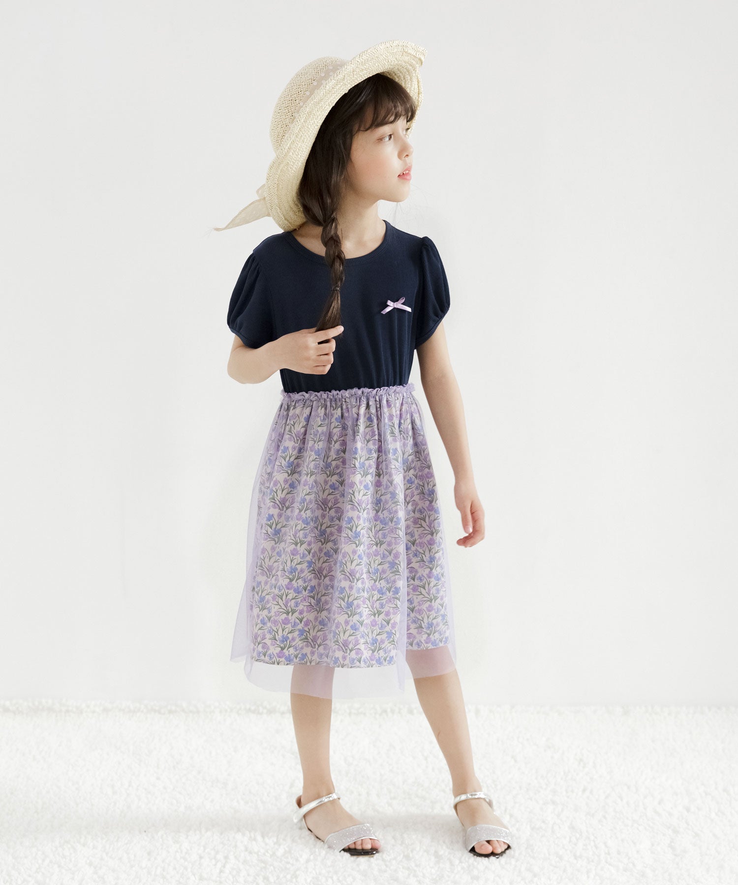Kodomo Fuku Bee Children's Clothing Bee Short Sleeve Dress