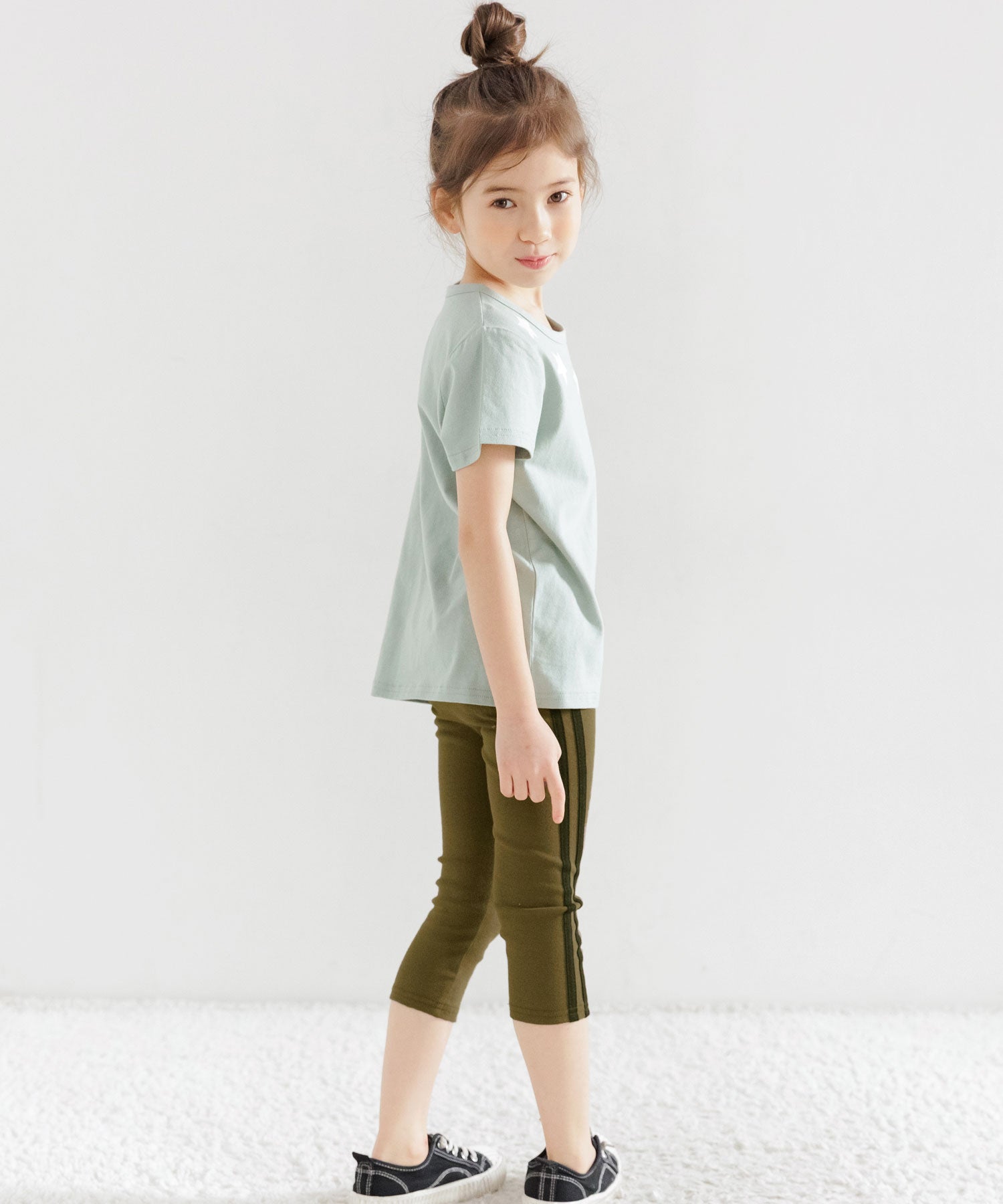 Kodomo Fuku Bee Kids' Clothing Bee 7/8 Length Line Leggings