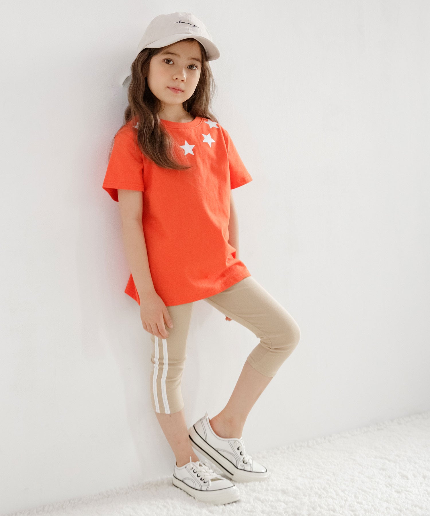 Kodomo Fuku Bee Kids' Clothing Bee 7/8 Length Line Leggings