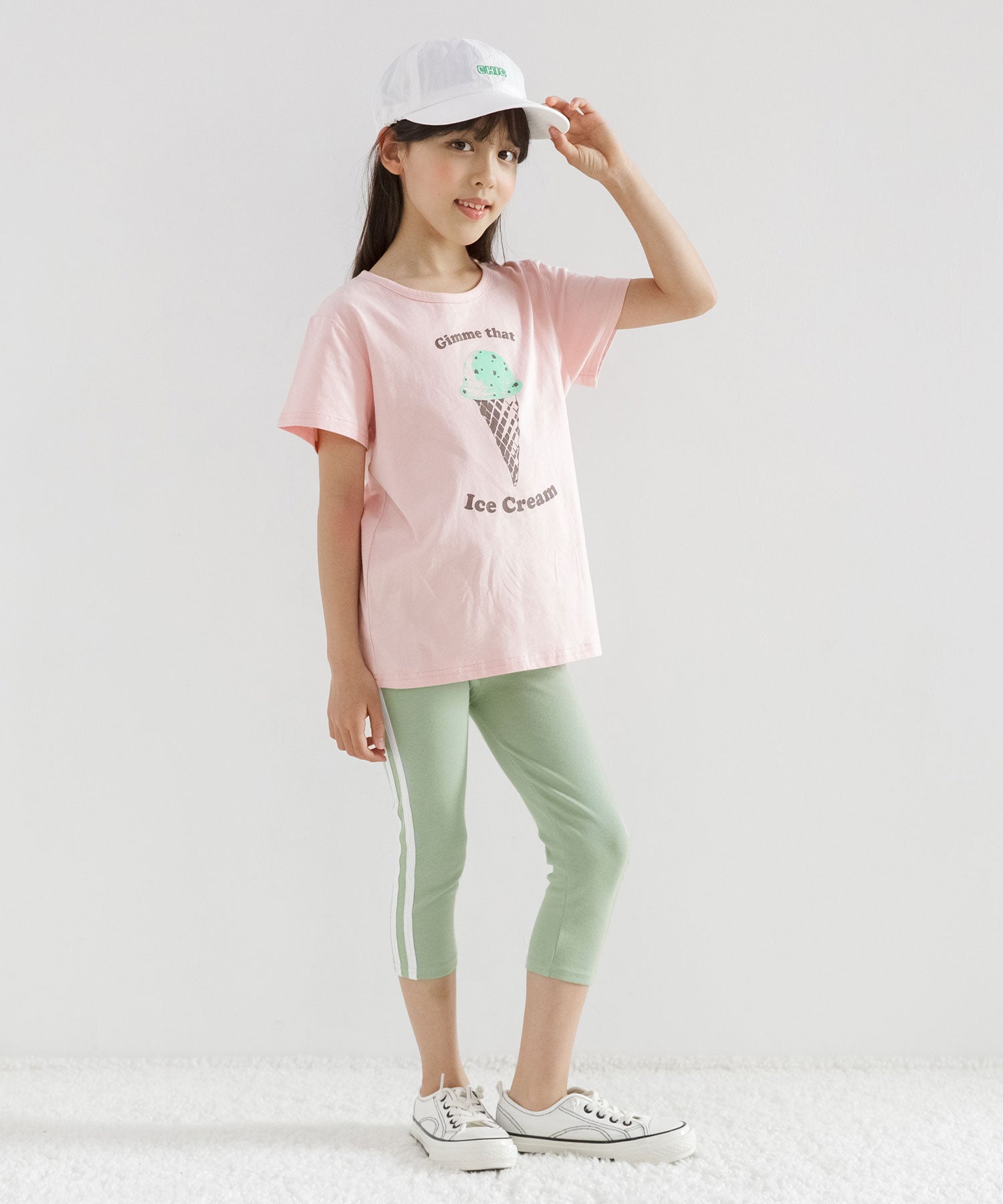 Kodomo Fuku Bee Kids' Clothing Bee 7/8 Length Line Leggings
