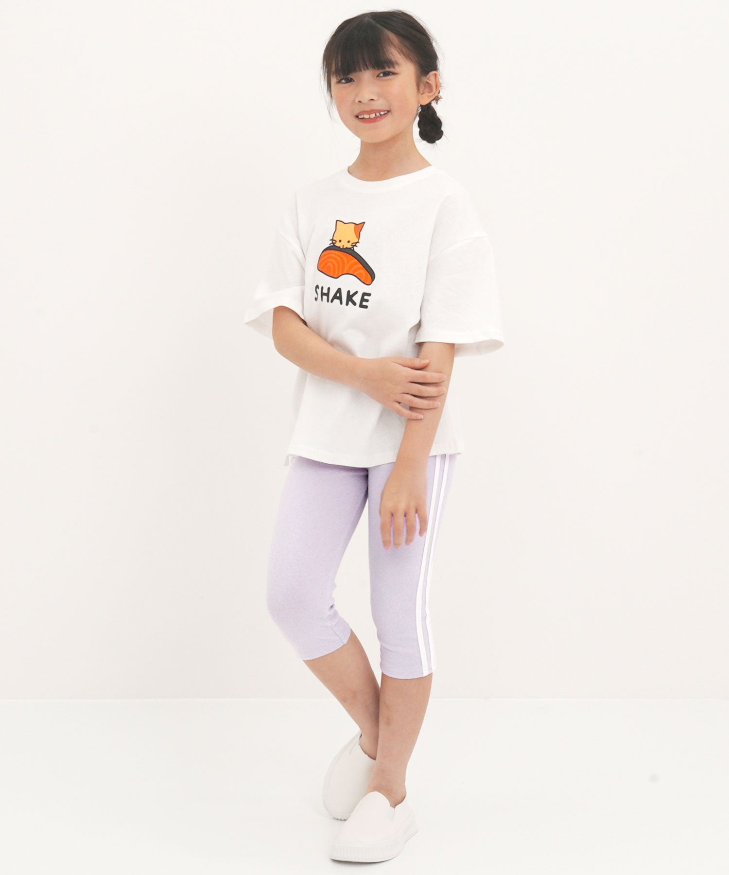 Kodomo Fuku Bee Kids' Clothing Bee 7/8 Length Line Leggings