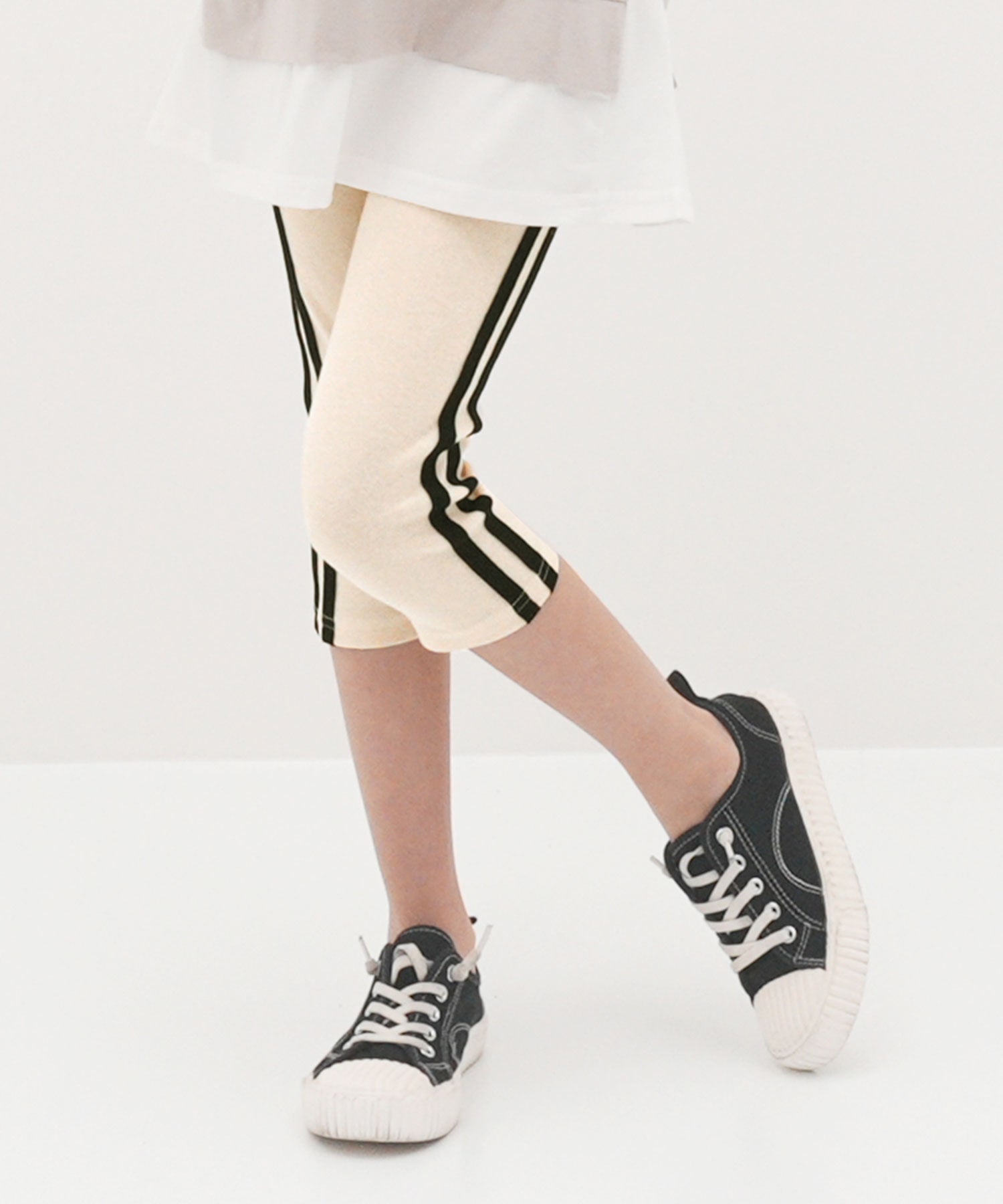 Kodomo Fuku Bee Kids' Clothing Bee 7/8 Length Line Leggings