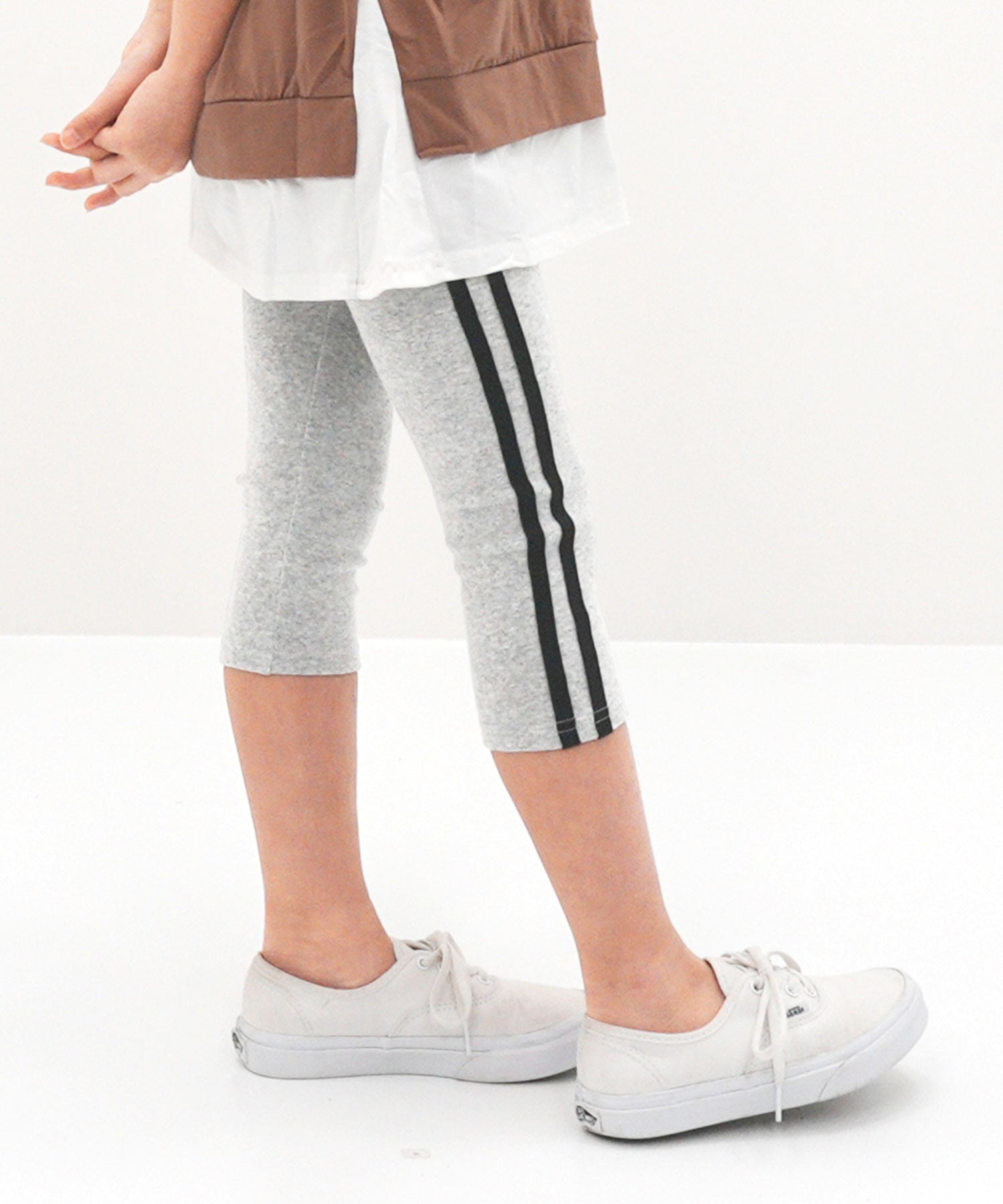 Kodomo Fuku Bee Kids' Clothing Bee 7/8 Length Line Leggings