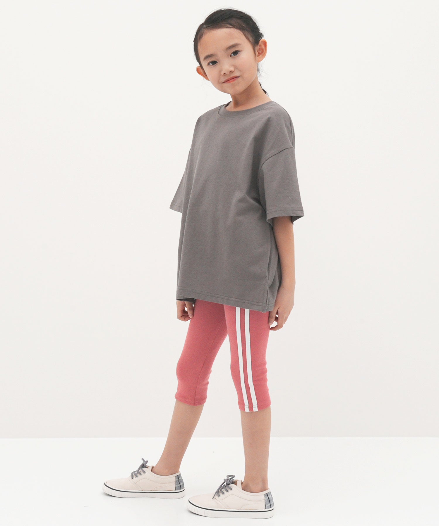 Kodomo Fuku Bee Kids' Clothing Bee 7/8 Length Line Leggings