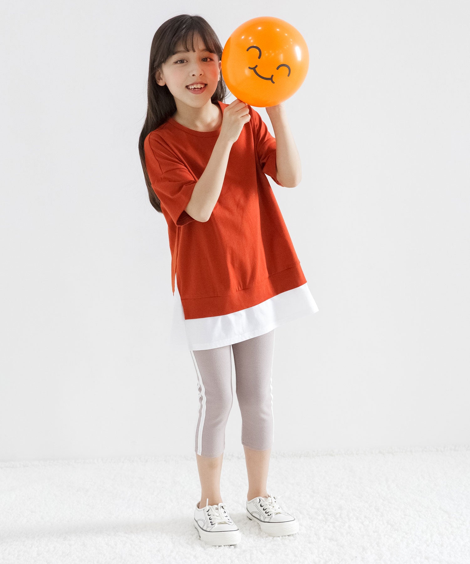 Kodomo Fuku Bee Kids' Clothing Bee 7/8 Length Line Leggings