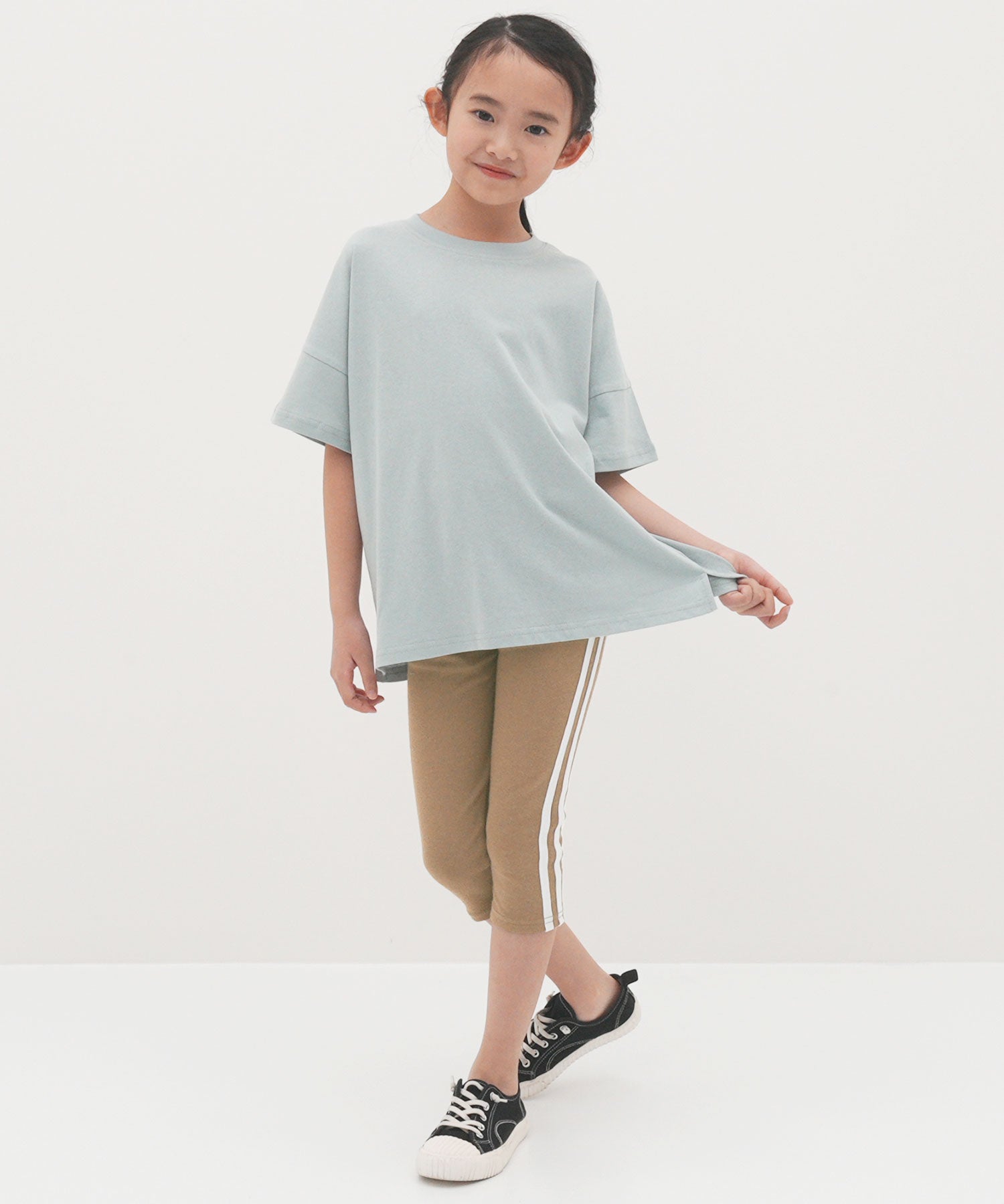 Kodomo Fuku Bee Kids' Clothing Bee 7/8 Length Line Leggings