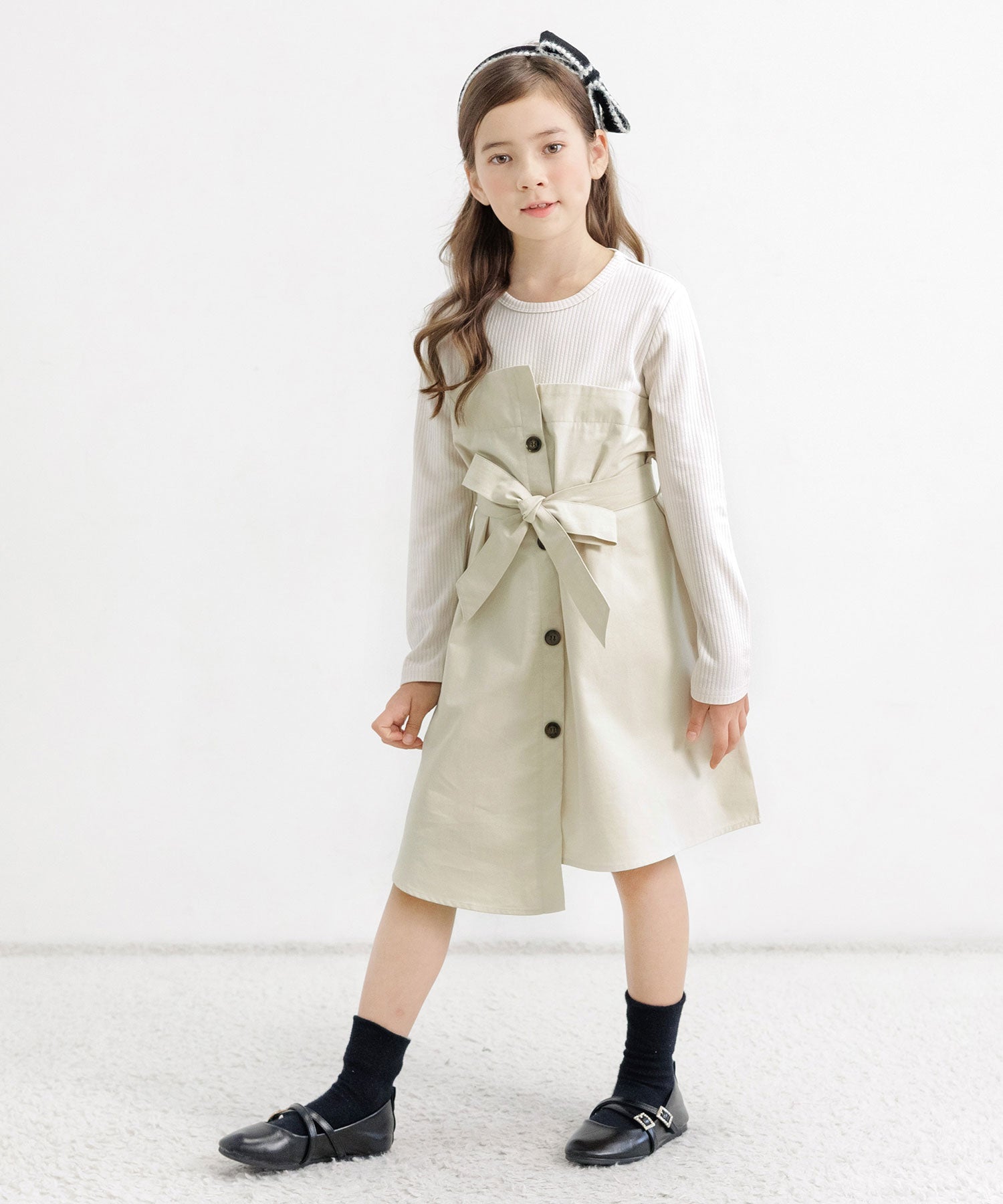 コドモフク ビー 子供服Bee アシメトリーワンピース