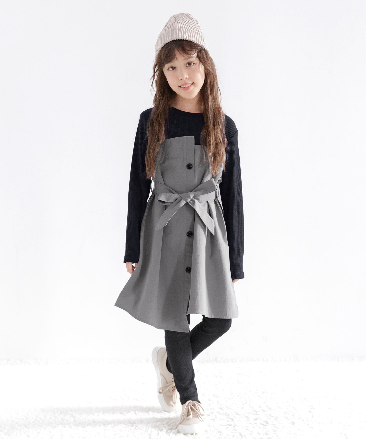 コドモフク ビー 子供服Bee アシメトリーワンピース