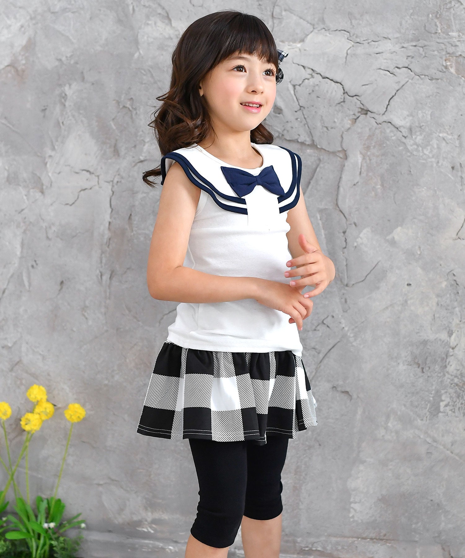 Kodomo Fuku Bee Children's Clothing Bee Skirt with Leggings