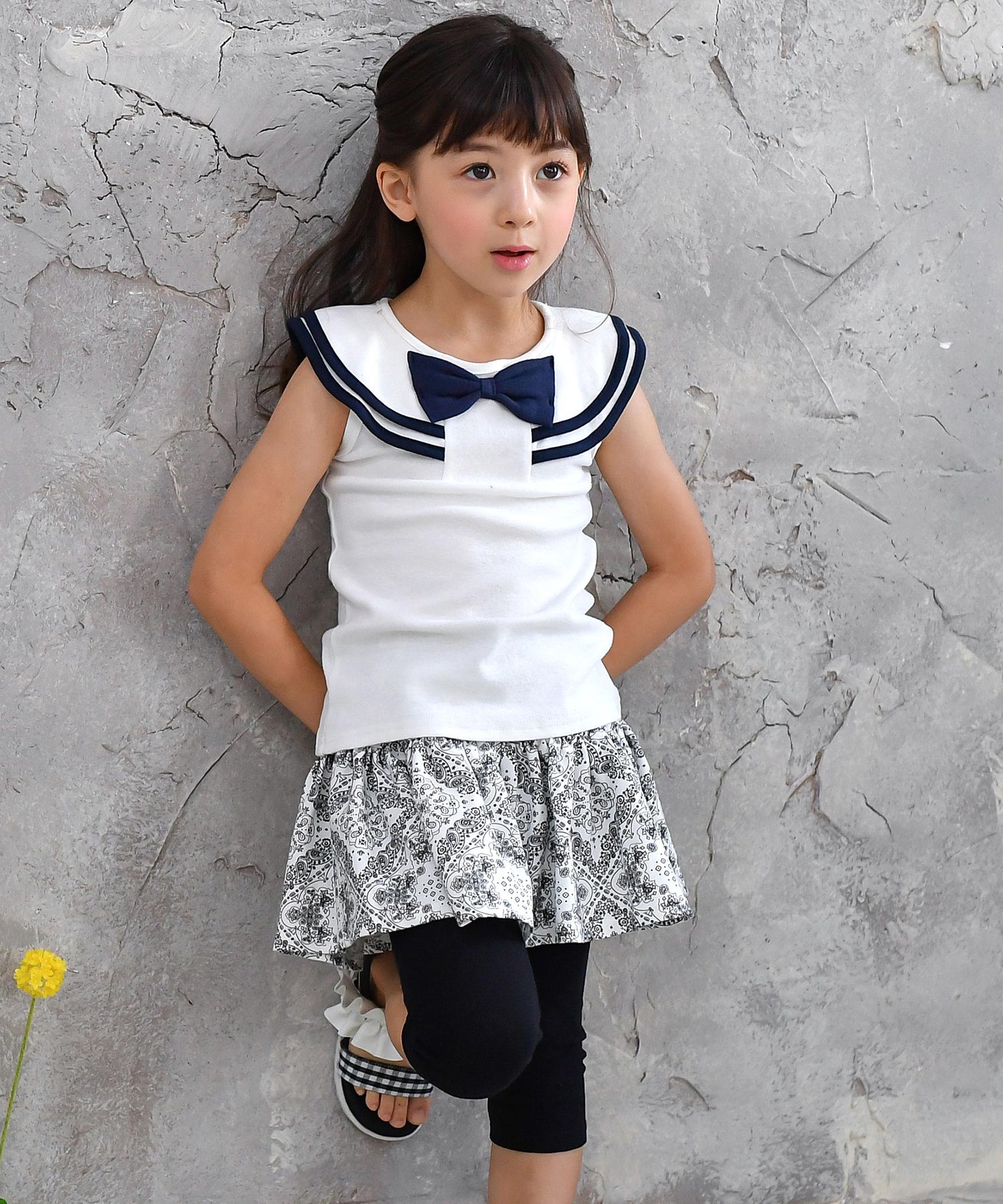 Kodomo Fuku Bee Children's Clothing Bee Skirt with Leggings