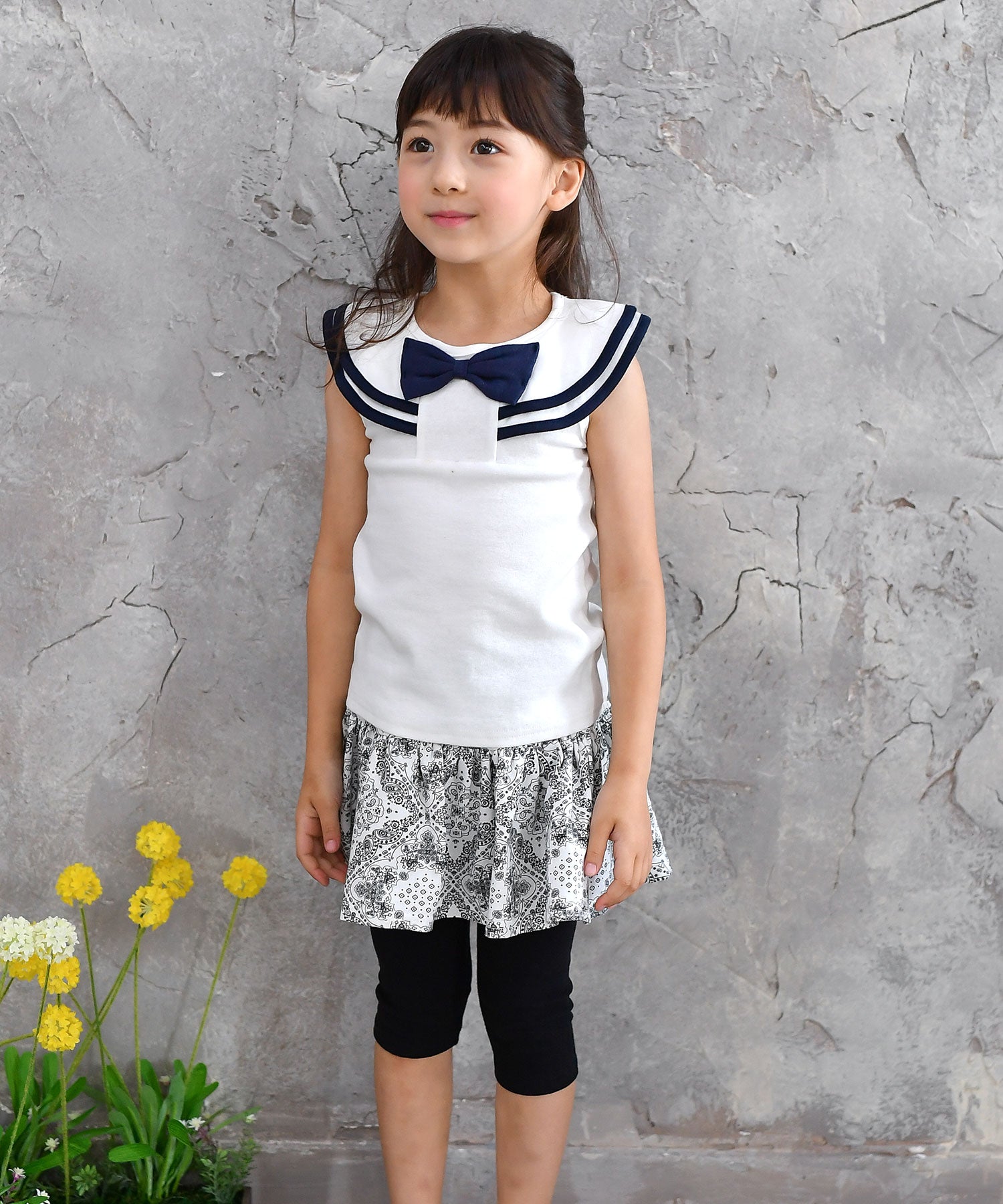 Kodomo Fuku Bee Children's Clothing Bee Skirt with Leggings