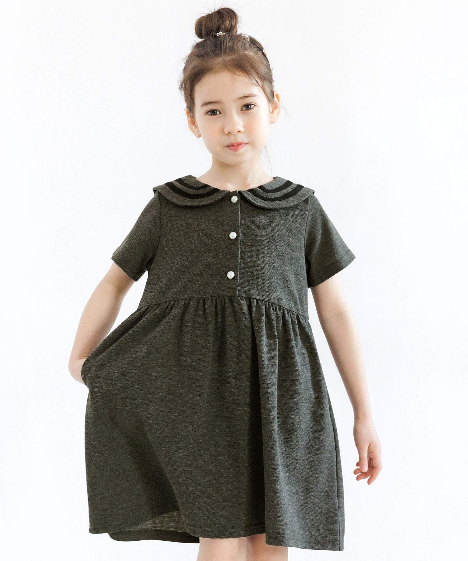 Kodomo Fuku Bee Children's Dress Bee Sailor One-Piece