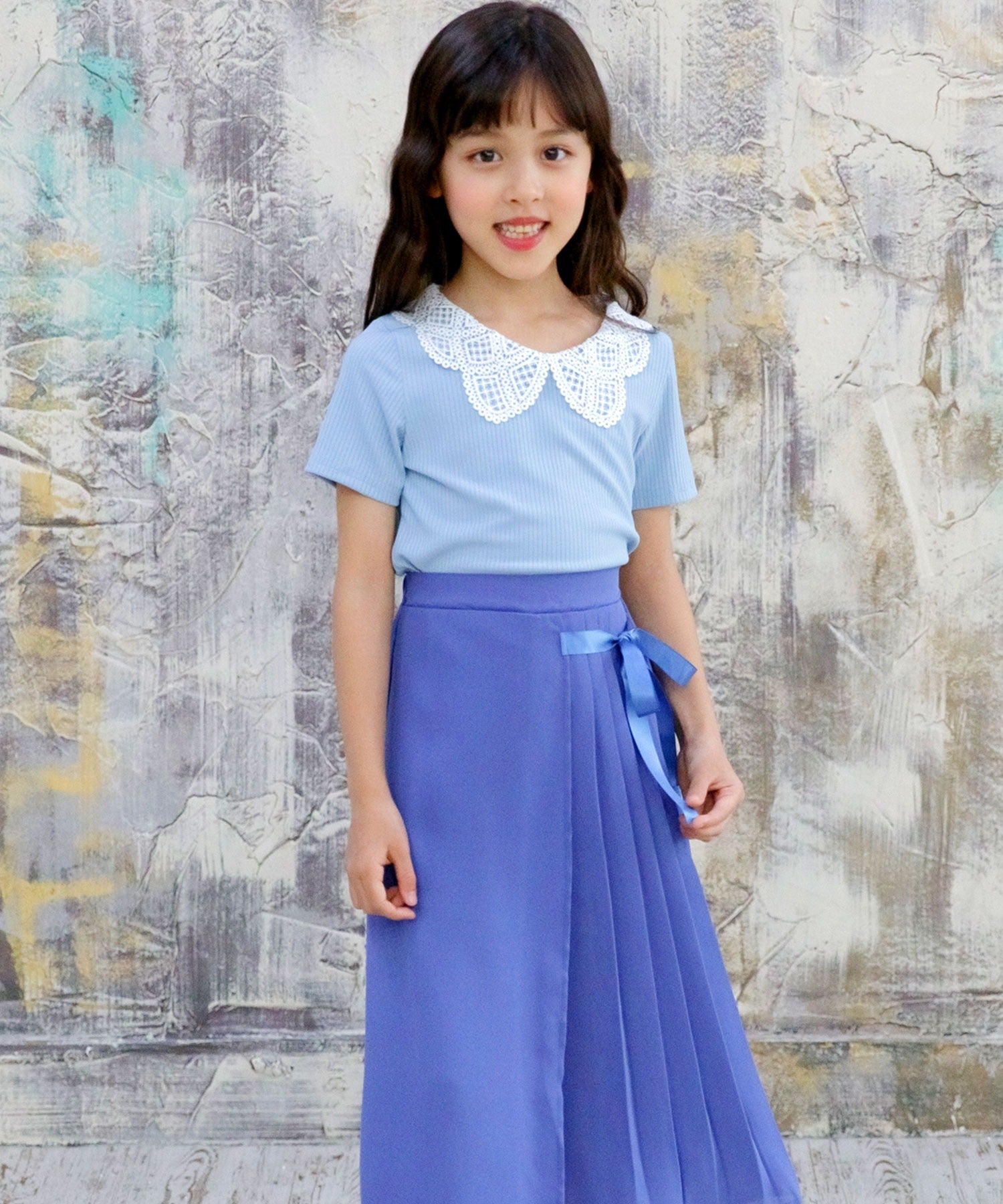 Kodomo Fuku Bee Children's Clothing Bee Pleated Wide Pants