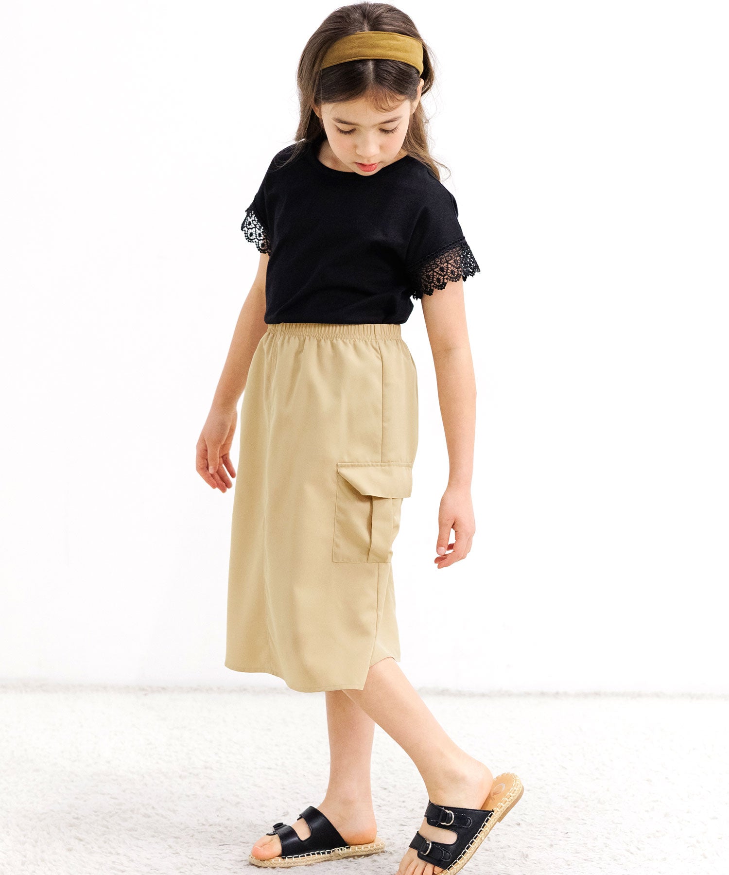 Kodomo Fuku Bee Children's Clothing Bee Cargo Skirt