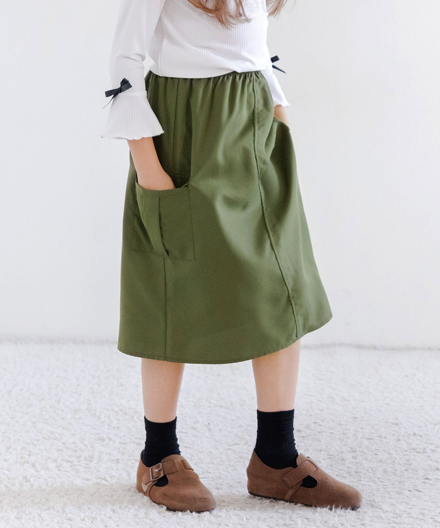 Kodomo Fuku Bee Children's Clothing Bee Cargo Skirt