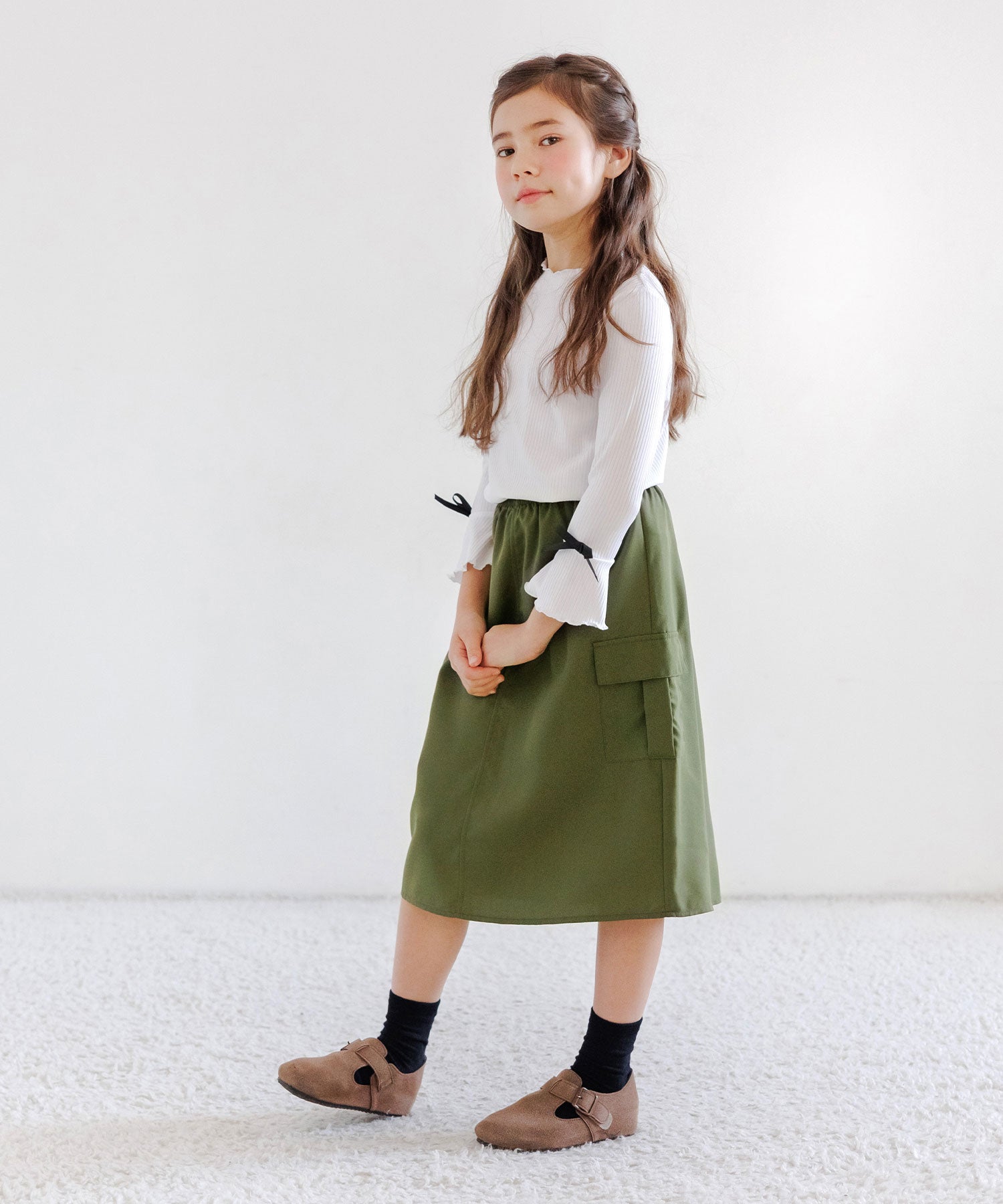 Kodomo Fuku Bee Children's Clothing Bee Cargo Skirt