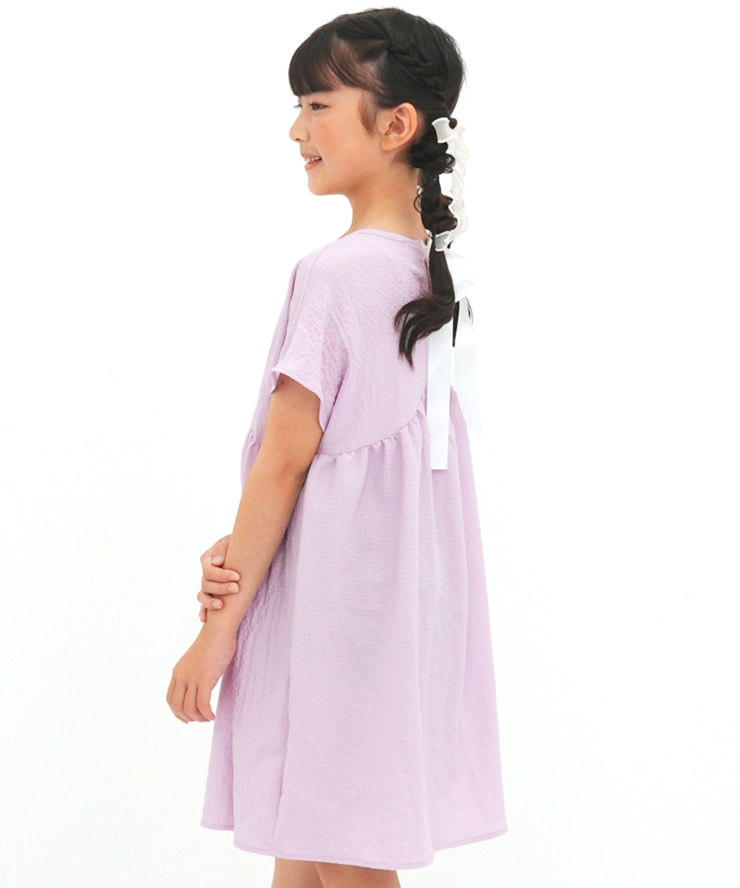 コドモフク ビー 子供服Bee バックリボンワンピース