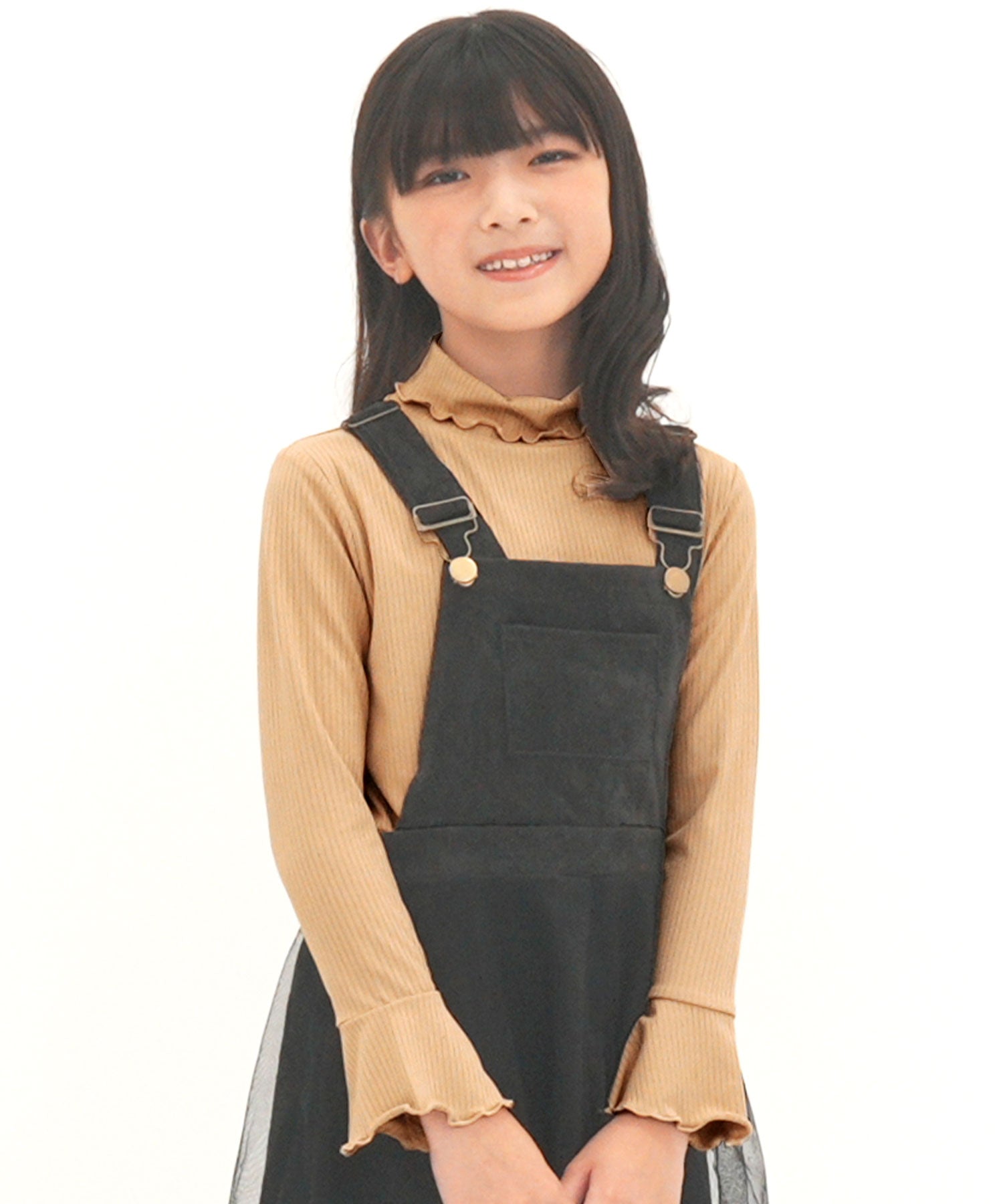 コドモフク ビー 子供服Bee リブ地トップス