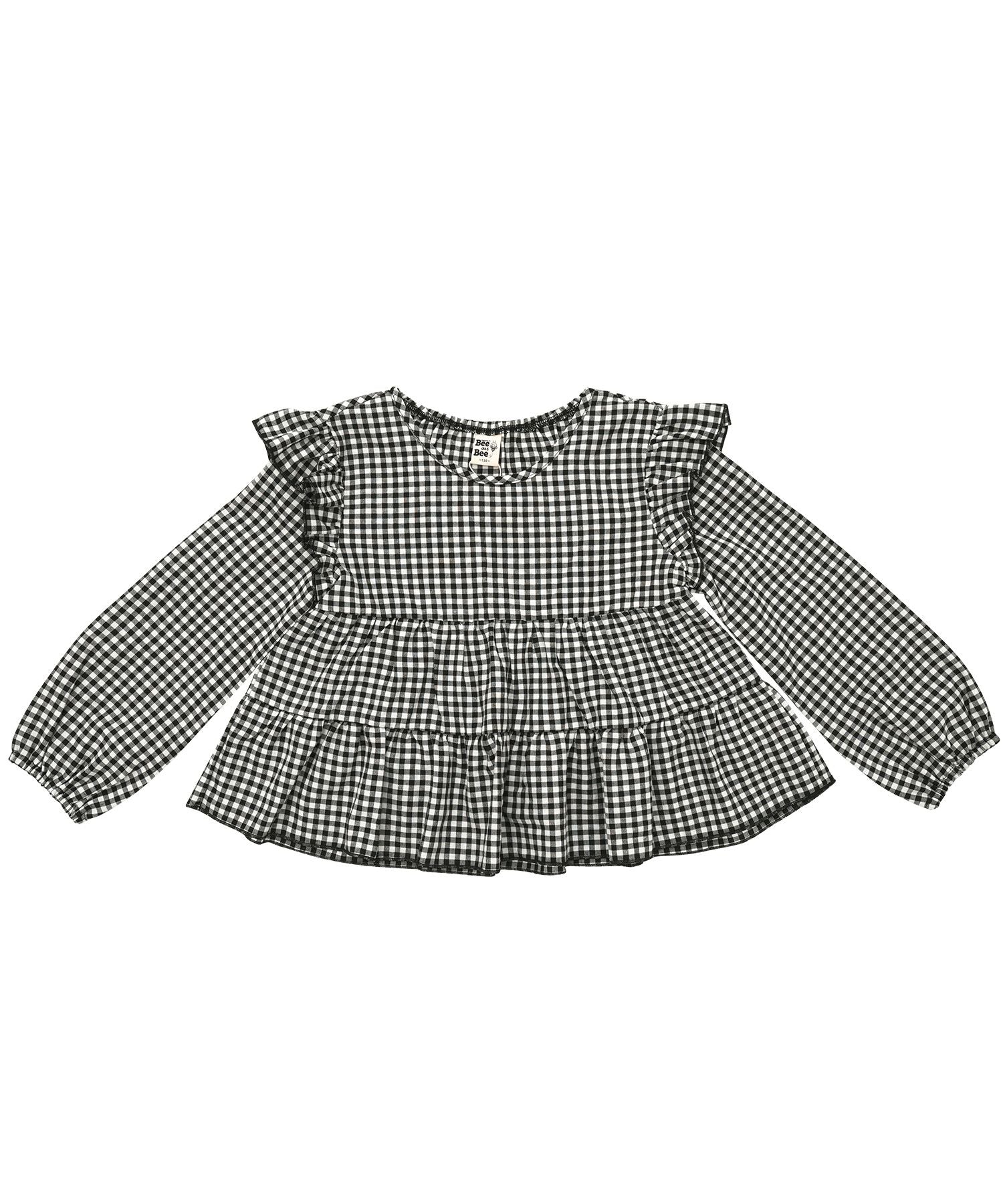 可可兒服飾 Bee 肩部荷葉邊上衣
