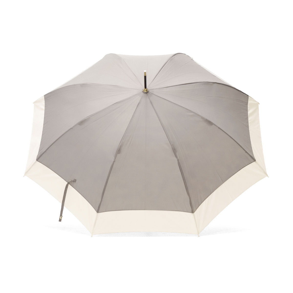 ビコーズ because 長傘 レディース 晴雨兼用 傘 ブランド 女性 雨傘 日傘 ジャンプ式 大きめ 親骨58cm 8本骨 丈夫 軽量 UVカット 紫外線遮蔽率80% ジャンプ傘 バイカラー ジャンプ B-139199（グレー） グレー
