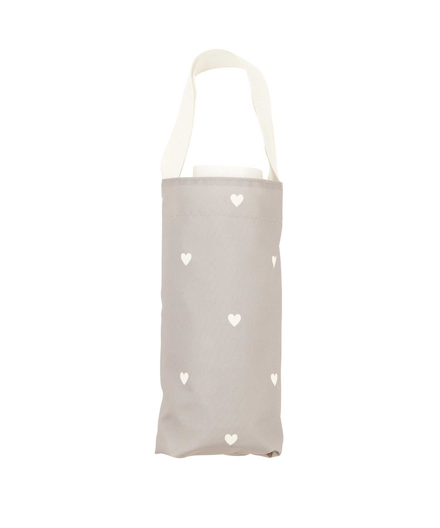ビコーズ because トートバッグ収納！Heart Mini 折りたたみ傘 （グレー） グレー