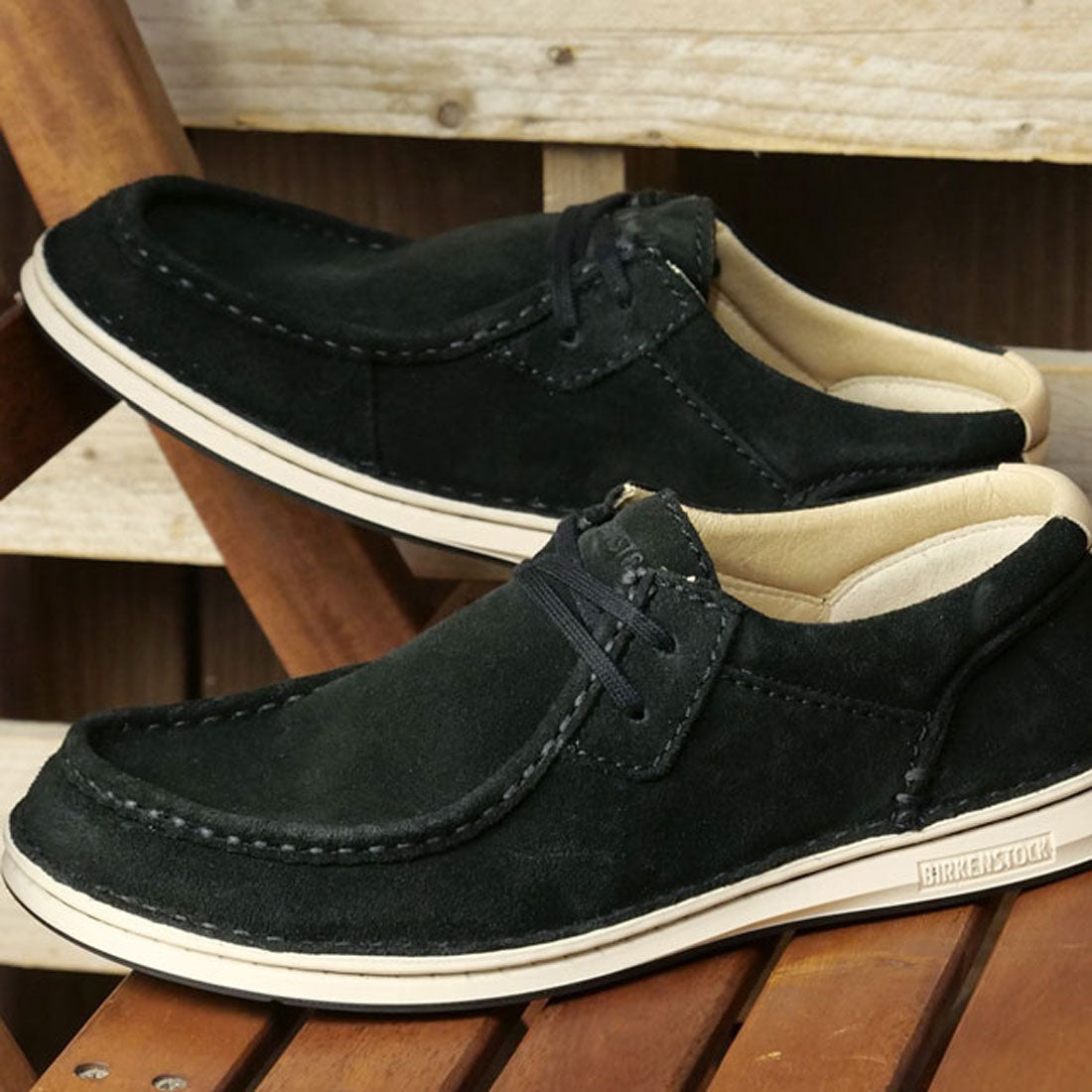 BIRKENSTOCK PASADENA BLACK | SUEDE-LEATHER [1029658]