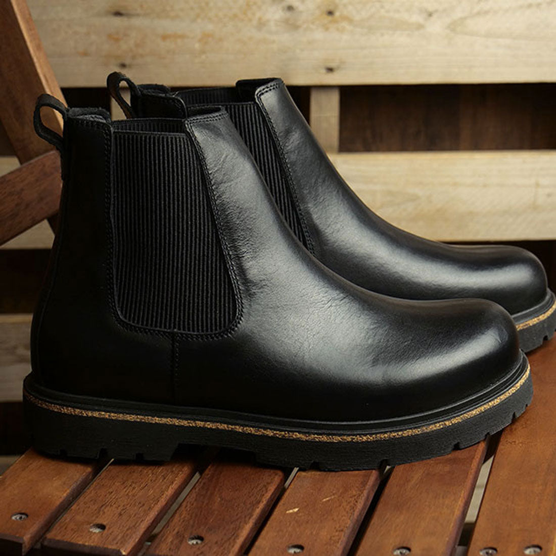 ビルケンシュトック BIRKENSTOCK Highwood Slip On M Black [1025764]