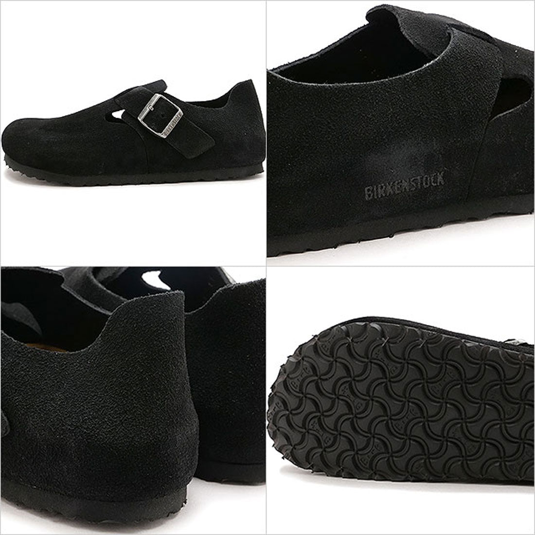 BIRKENSTOCK LONDON BLACK | SUEDE-LEATHER [1028103/1028078]