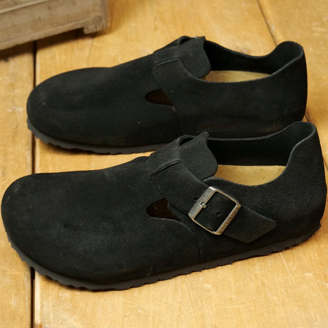 BIRKENSTOCK LONDON BLACK | SUEDE-LEATHER [1028103/1028078]