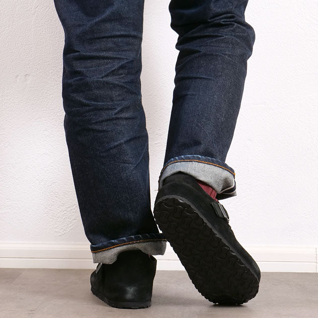 BIRKENSTOCK LONDON BLACK | SUEDE-LEATHER [1028103/1028078]