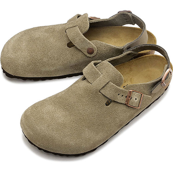 BIRKENSTOCK TOKIO TAUPE | SUEDE-LEATHER [1028287/1028323]