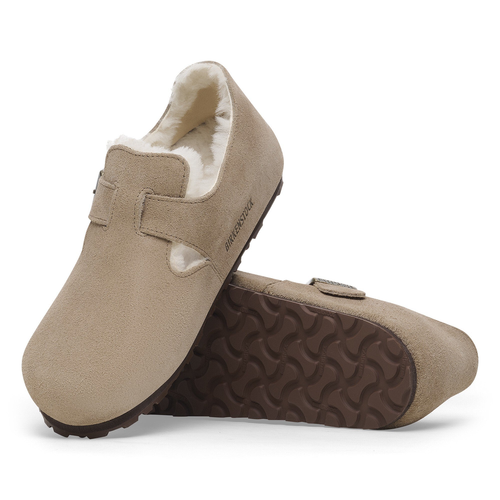 ビルケンシュトック BIRKENSTOCK スリッポン メンズ レディース ロンドンシアリング 1014961 1014963 1028470 BIRKENSTOCK London Shearling サボ ボア ムートン シープスキン （ベージュ） ベージュ