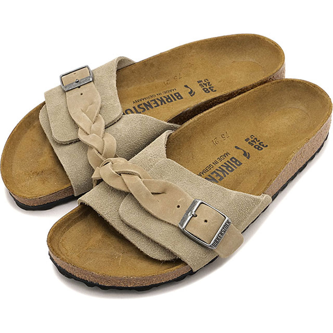 ビルケンシュトック BIRKENSTOCK OITA BRAIDED TAUPE | SUEDE-LEATHER [1026730] （TAUPE） TAUPE